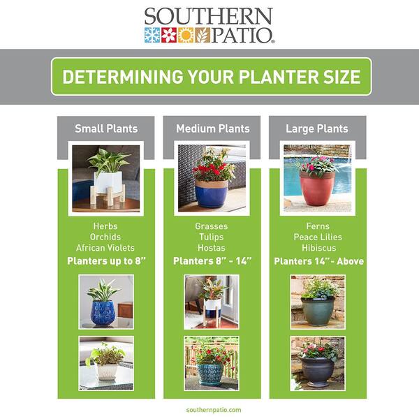 Southern Patio Roman Small 8 in. x 7.8 in. 5 Qt. Brown Ceramic Indoor Pot  CRM-081531 - The Home Depot