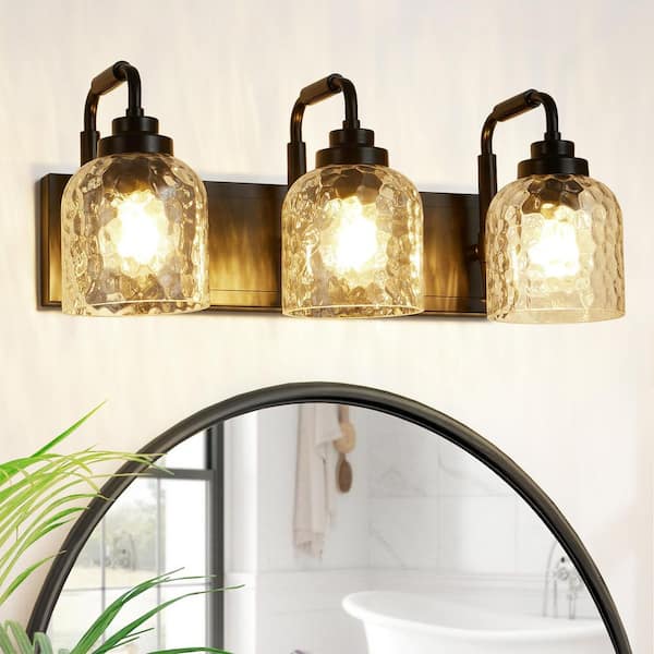 Industrial 8-Light Vintage Black and Gold Modern Industrial Cage Chandelier Light Fixture for Dining Room or Kitchen
