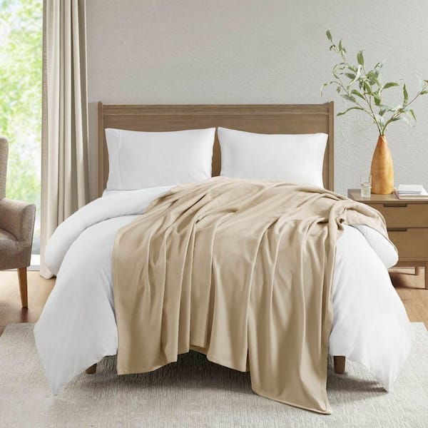 Madison Park Linen Liquid Cotton King Blanket
