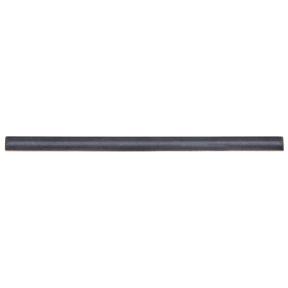 Orion Silver Matte Ceramic Quarter Round Bullnose Tile Trim