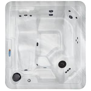 Barcelona 5-Person Plug and Play 30-Jet Spa with Ozonator LED Light Polar Insulation and Hard Cover