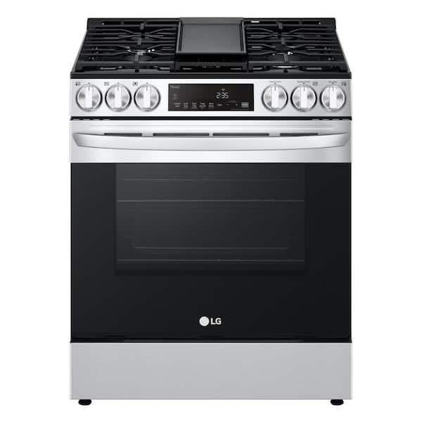LG 30 in. 5.8 cu. ft. Smart Air Fry Convection Oven Freestanding