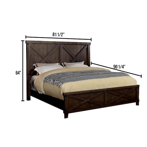 William's Home Furnishing Bianca Brown California King Bed