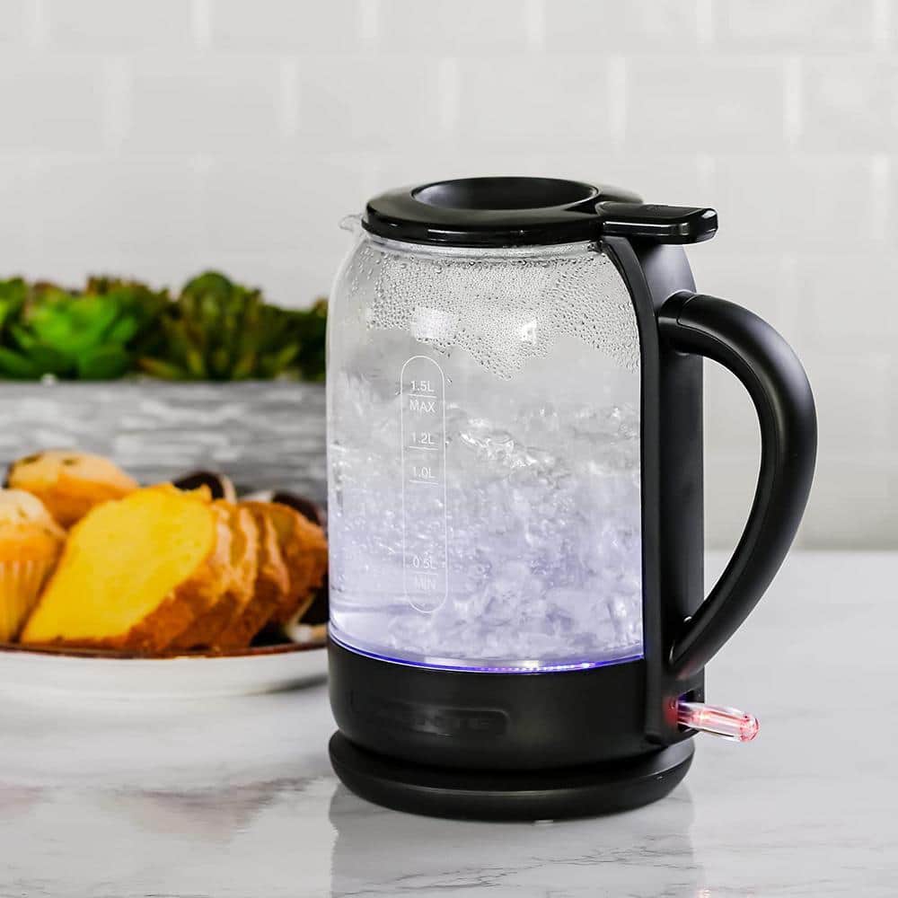 Ovente 6.3-Cup Glass Electric Kettle - Thumbnail 3