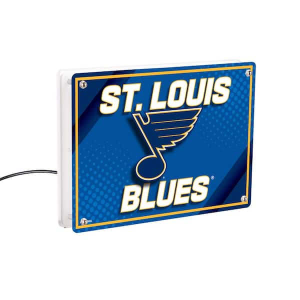 Evergreen St Louis Blues NHL Blue Rectangle Desklite LED Decor