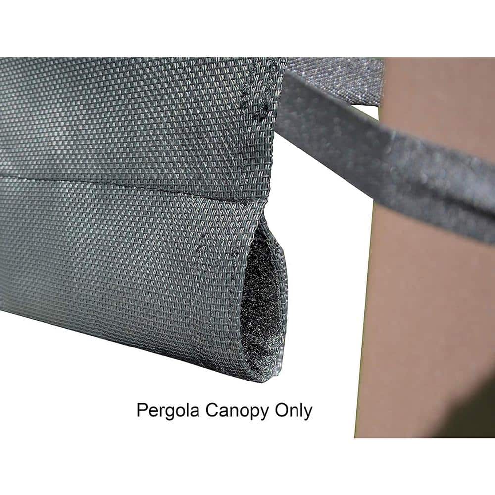 Charcoal Sling Mesh Replacement Canopy for 10 FT Pergola