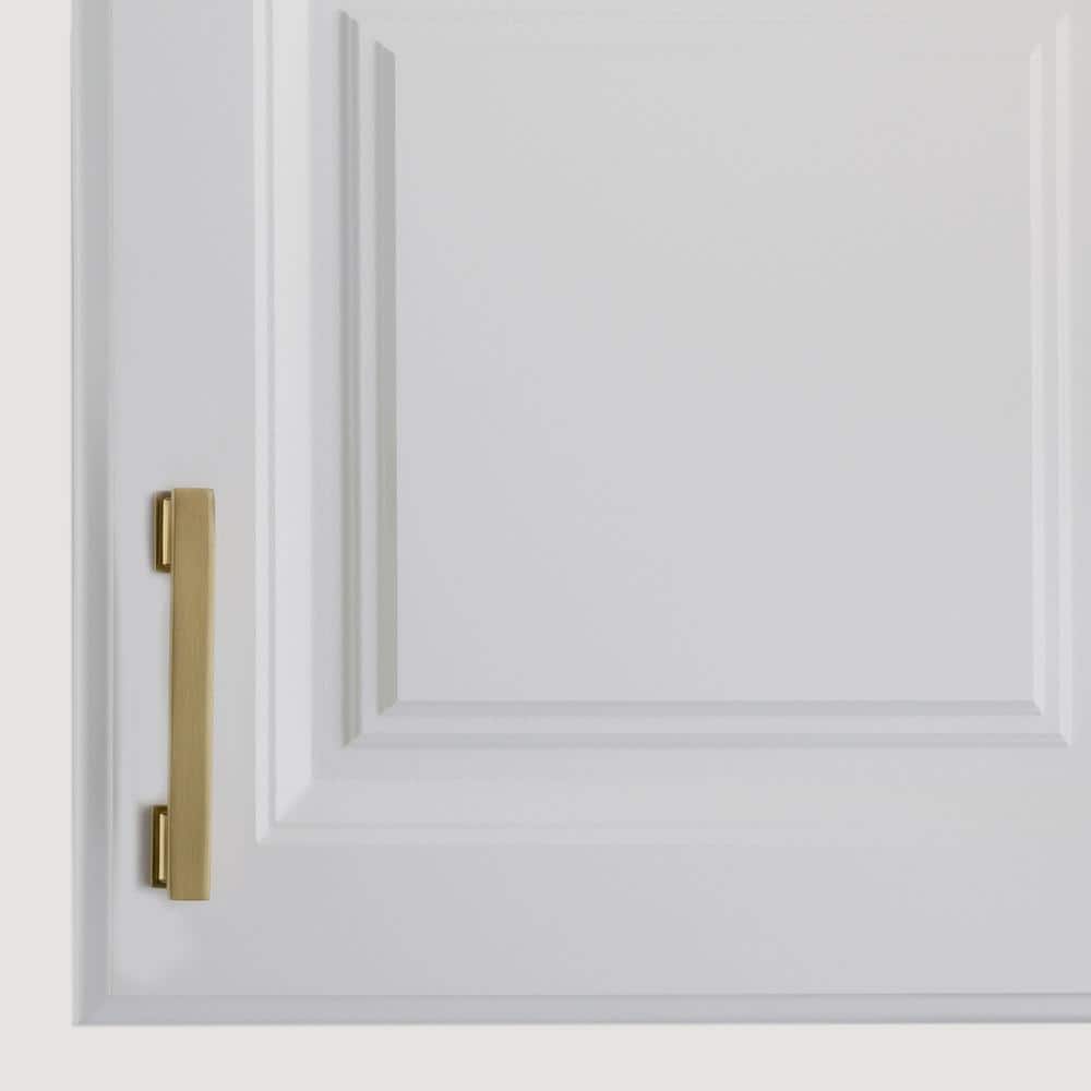 Satin Brass 3 1/2" Center to Center Bar Pull
