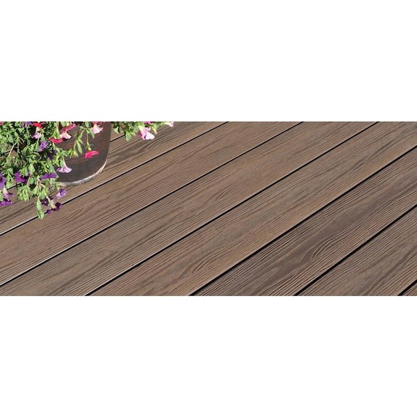 periscoop Welkom pedaal FORTRESS Apex 1 in. x 6 in. x 8 ft. Brazilian Teak Brown PVC Grooved Deck  Boards (2-Pack)-251060822 - The Home Depot