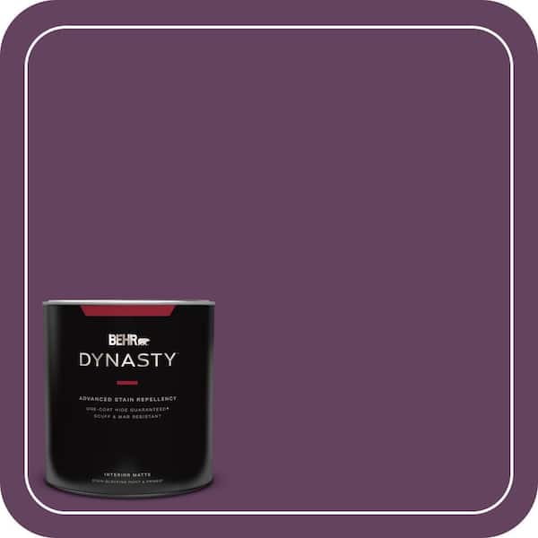 BEHR DYNASTY 1 qt. #BIC-36 Grape Fizz Matte Interior Stain-Blocking Paint and Primer