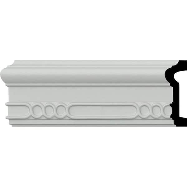 Ekena Millwork SAMPLE - 3-1/2 in. x 1-3/8 in. x 12 in. Urethane Dover Window and Door Casing