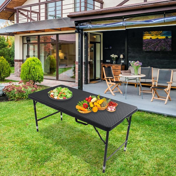 cenadinz Outdoor Camping Picnic Table High Load Bearing