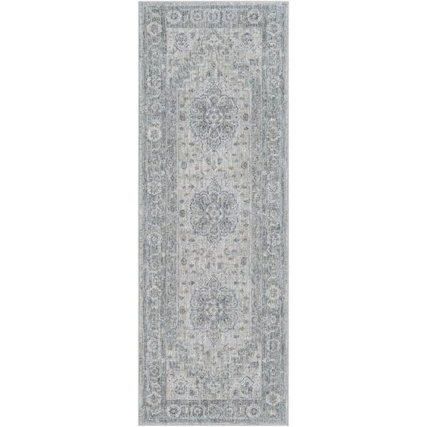 Artistic Weavers Warwick Denim/Tan 3 ft. x 7 ft. Indoor Area Rug