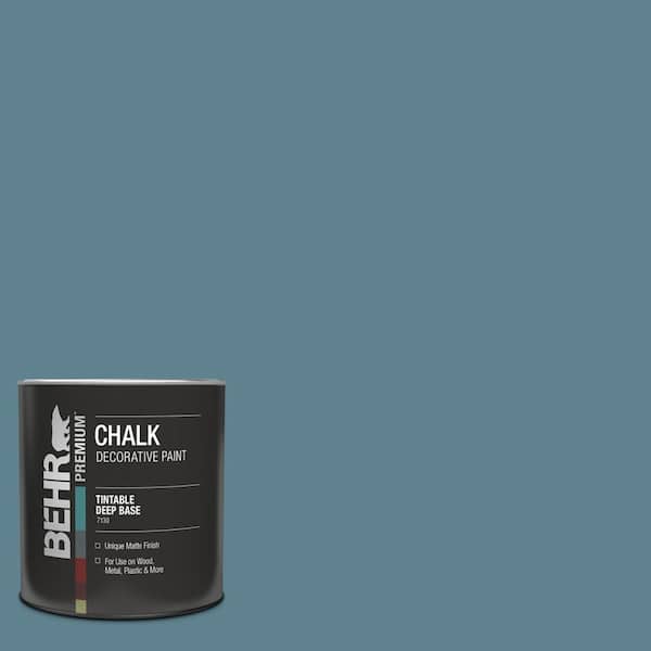 BEHR PREMIUM 1 qt. #S470-5 Blueprint Interior Chalk Decorative Paint