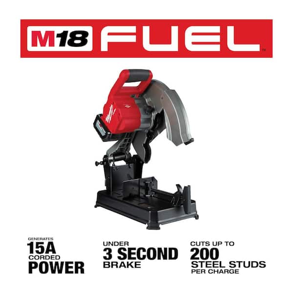 M18 FUEL 18-Volt Lith-Ion Brushless Cordless 14 in. Abrasive Cut-Off Saw w/ Variable Speed & Paddle Switch