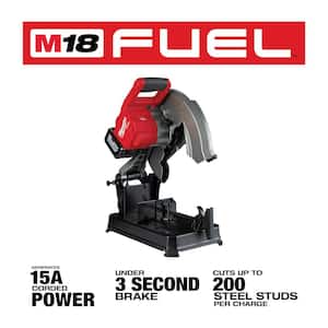 M18 FUEL 18V Lithium-Ion Brushless Cordless 14 in. Abrasive Cut-Off Saw with (1) 12Ah HIGH OUTPUT Battery