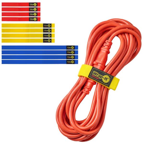 Wrap-It Storage Assorted - Weatherproof Hook and Loop Quick Straps (18 ...