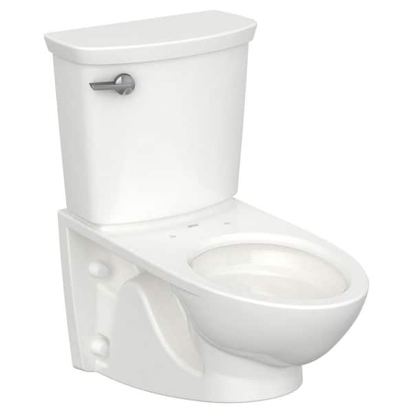 American Standard Glenwall VorMax 1.28 GPF Single Flush Toilet with Left Hand Trip Lever in White (Seat Not Included)