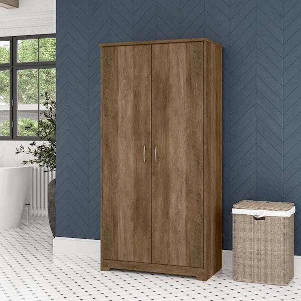 Bush Furniture Cabot Reclaimed Pine 60.94 in. Accent Storage Cabinet with Doors
