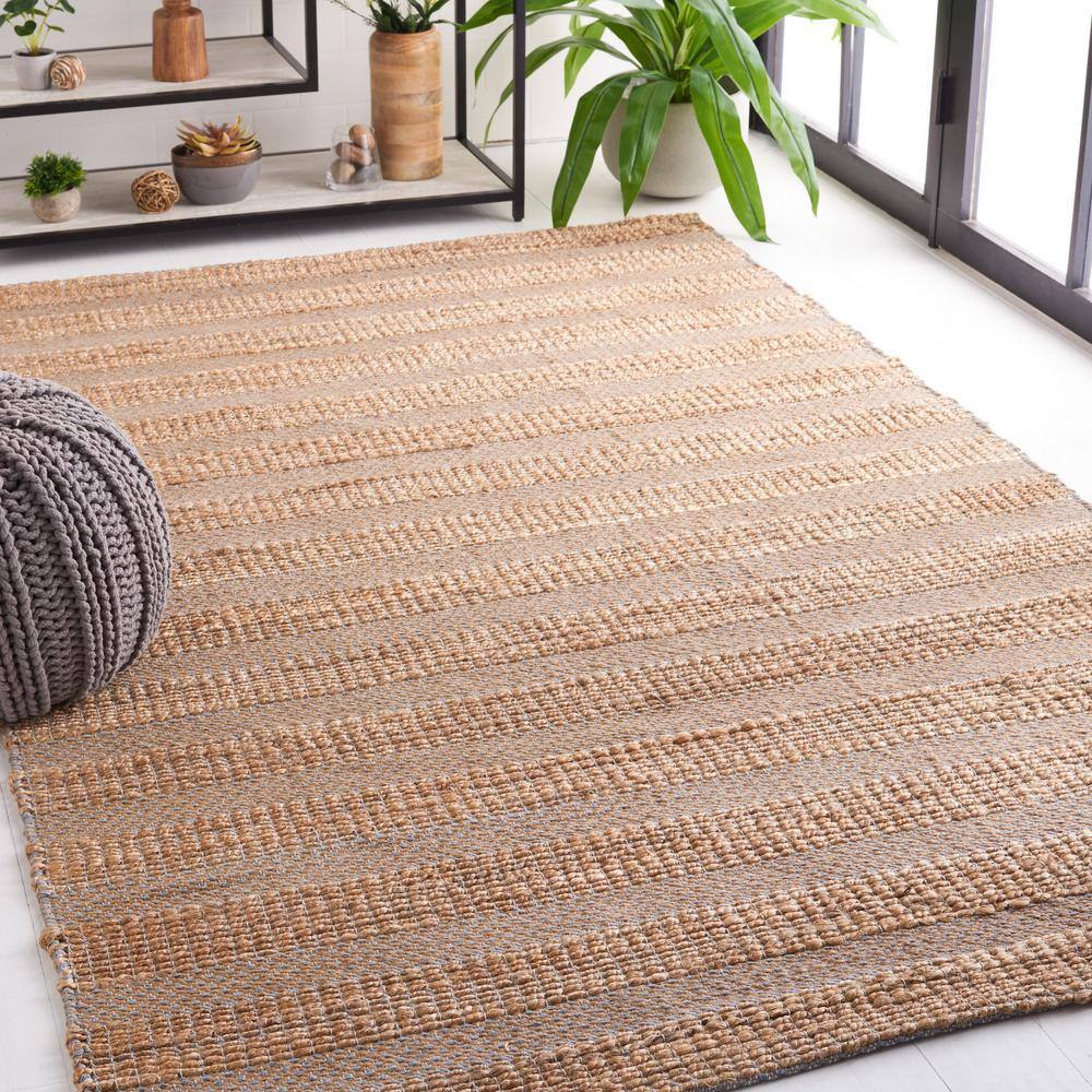 Natural Fiber 4 X 6 Gray/Natural Solid Color Area Rug price history on PriceWatchPro