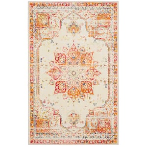 Empearal Red 4 ft. x 5 ft. Oriental Area Rug