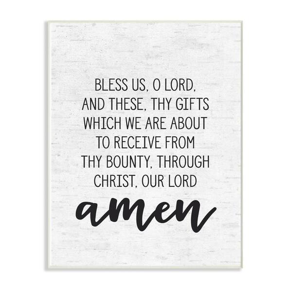 Stupell Industries 12 5 In X 18 Bless Us O Lord Before Meal Prayer Subtle Birch By Artist Lettered And Lined Wood Wall Art Ewp 143wd13x19 The Home Depot - Lord Bless This Home Wall Decor Stupell Industries 12 5 In X 18 Bless Us O Lord Before Meal Prayer Subtle Birch By Artist Lettered And Lined Wood Wall Art Ewp 143wd13x19 The Home Depot - Lord Bless This Home Wall Decor