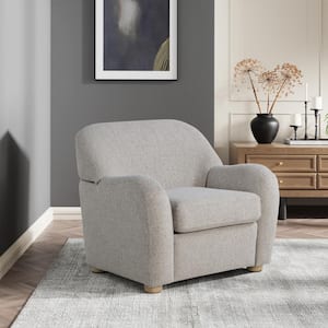 Gleason Pebble Grey Polyester Armchair