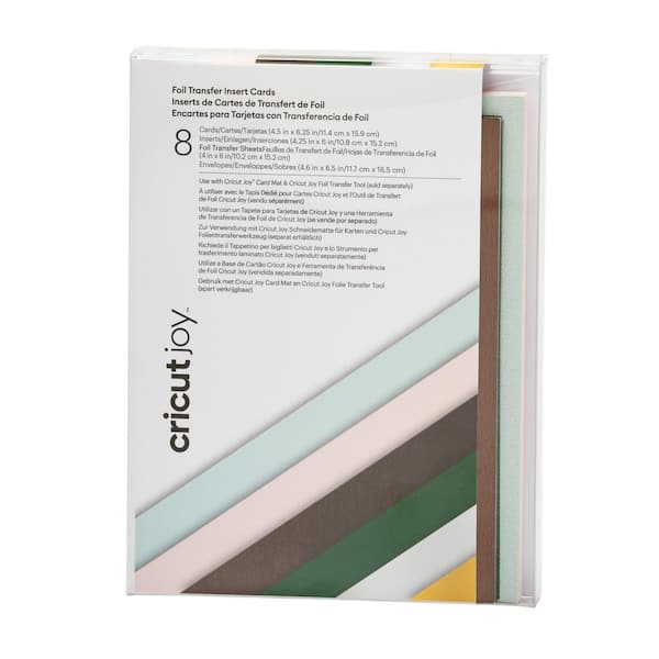 Cricut Joy Foil Transfer Insert Cards, Forest Grove Sampler - A6 Size