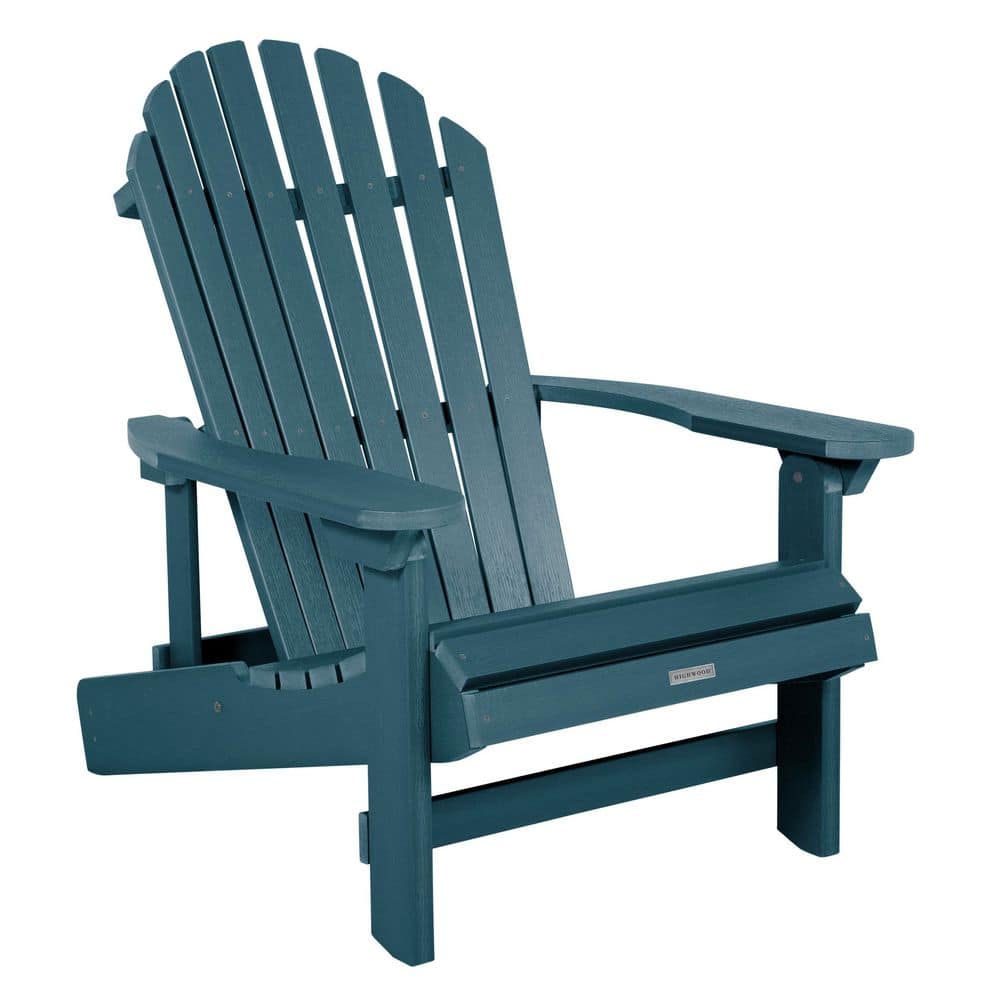 Nantucket Blue King Size Folding Reclining Adirondack Chair