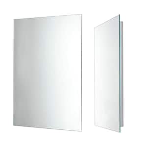 24 in. W x 32 in. H Rectangular Frameless Wall Mount Bathroom Vanity Mirror with LED