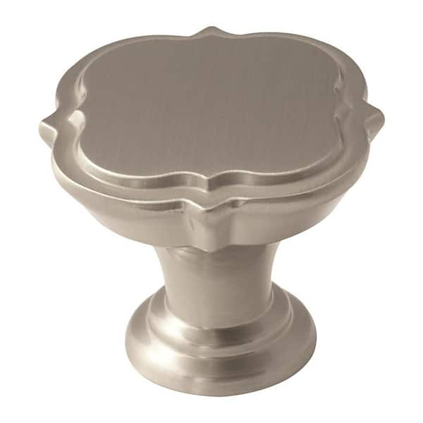 Amerock Grace Revitalize 1-3/8 in. Dia (35 mm) Satin Nickel Cabinet Knob (50-Pack)