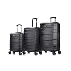 InUSA Trend 24 in. Black Lightweight Hardside Spinner Suitcase IUTRE00M ...