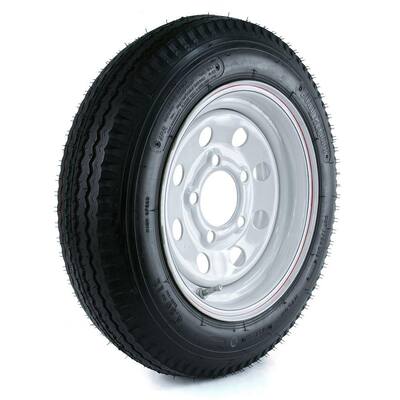 480-12 Load Range B 5-Hole Mod Trailer Tire and Wheel Assembly