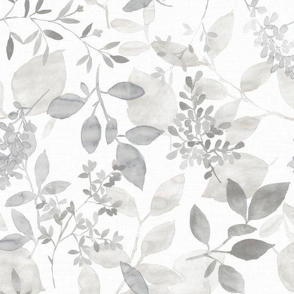 NuWallpaper Grey Breezy Grey Wallpaper Sample