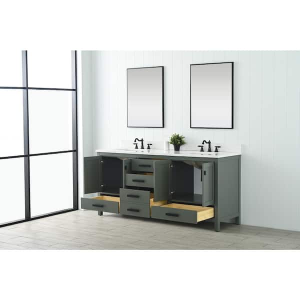 Design Element Valentino 72 in. W x 22 in. D Single Sink Bath