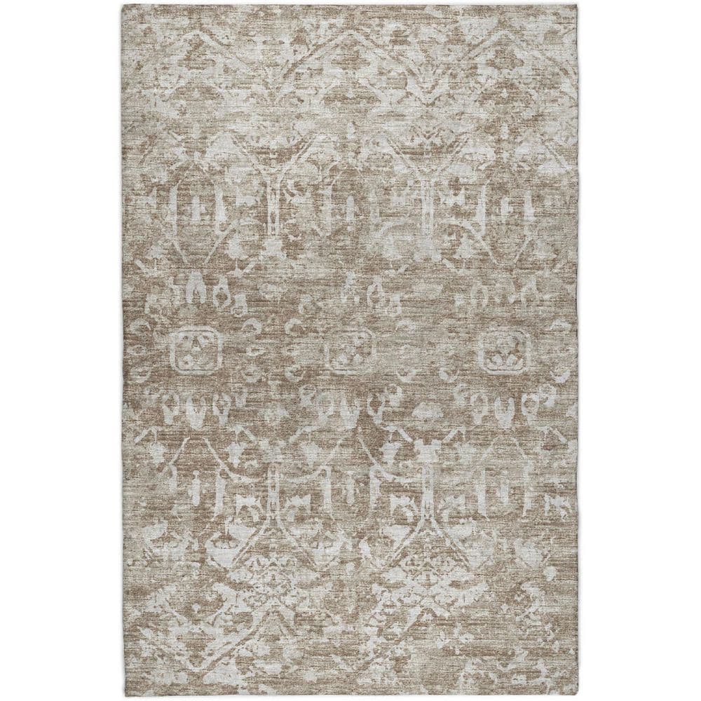 Dream Shag Premium Machine Washable Abstract ADS40 Taupe 10 ft. x 14 ft. Area Rug price history on PriceWatchPro
