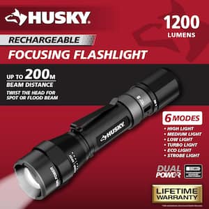 Goreit Flashlight High Lumens Rechargeable, 20000 Lumen Led Flashlights  XHP70.2 USB Super Bright Flash Light, High Powered Handheld Flashlights for  Emergencies Camping, IP67 Waterproof, Zoomable Black