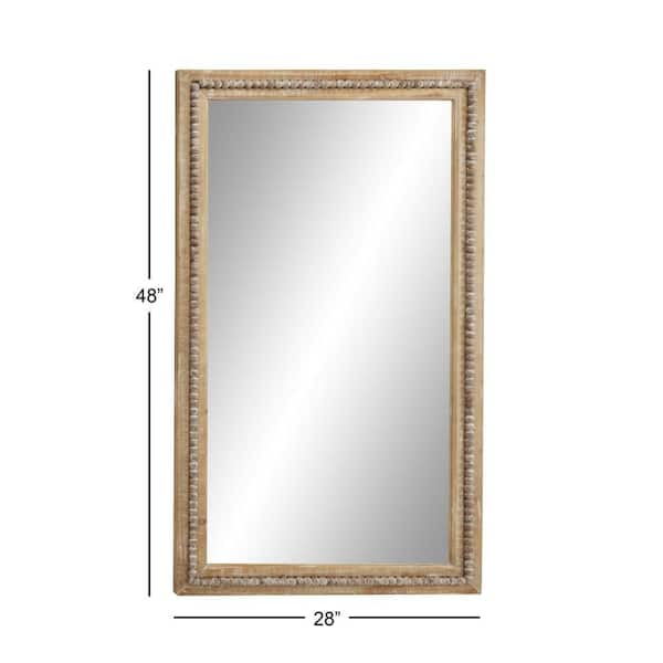 light wood wall mirror