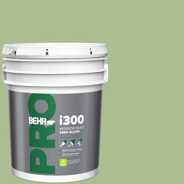 BEHR PRO 5 gal. #M370-4 Chervil Leaves Semi-Gloss Interior Paint
