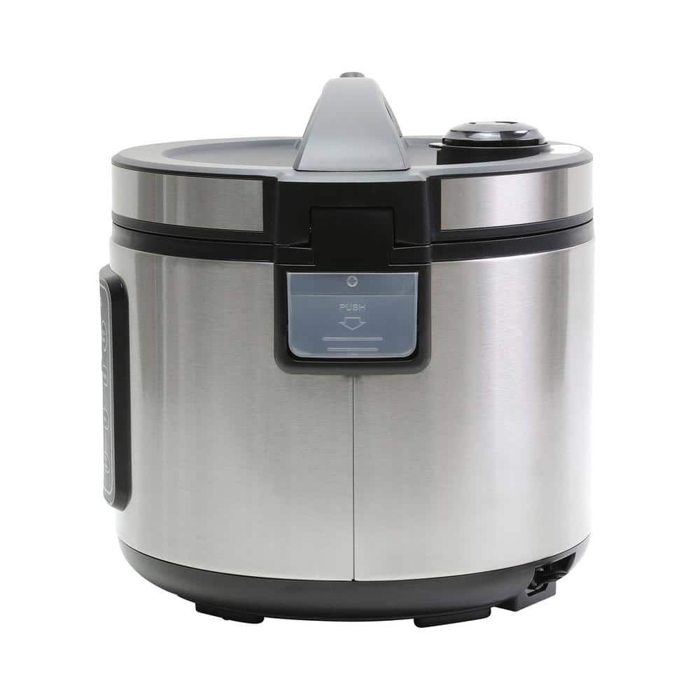20 Cup Stainless Steel Multi-Function Electric Rice Cooker with Steamer