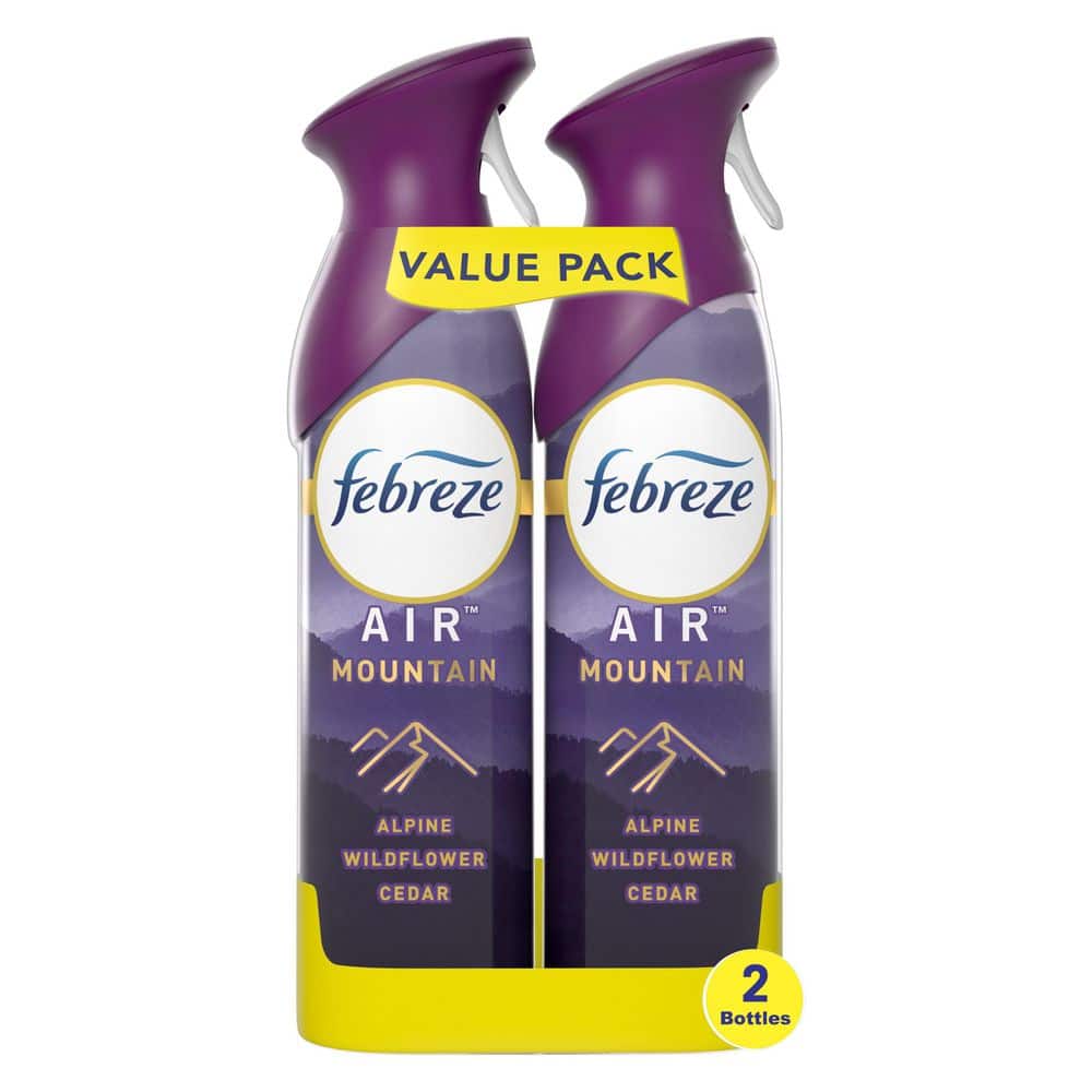 Febreze Touch Fabric Spray, Ocean & Mountain, 16.9 oz, Pack of 2