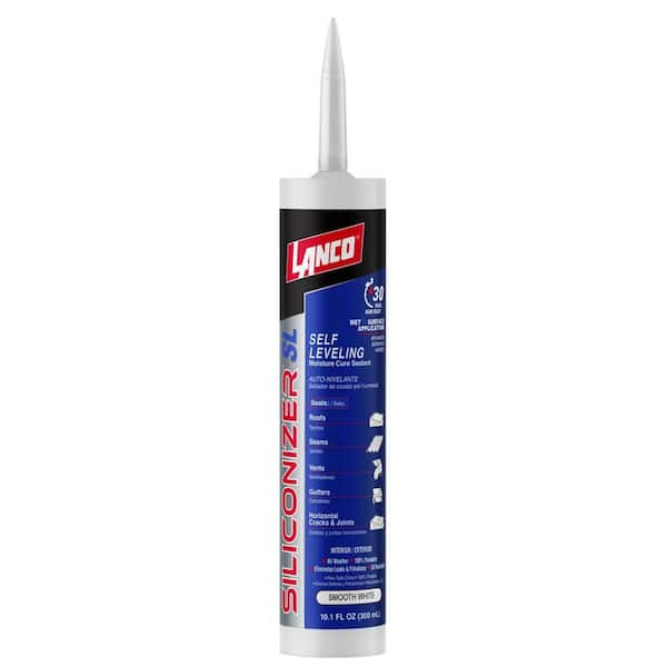 Lanco Siliconizer SL 10.1 oz. Self-Leveling White Roof and Lap Sealant