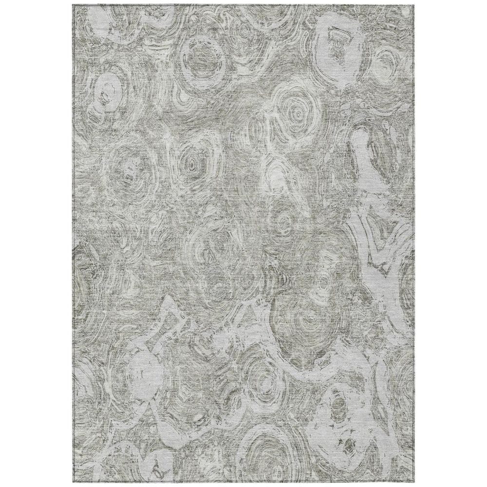 Ivory, Taupe, Beige 9 ft. x 12 ft. Woven Abstract Polyester Rectangle Indoor / Outdoor Area Rug price history on PriceWatchPro