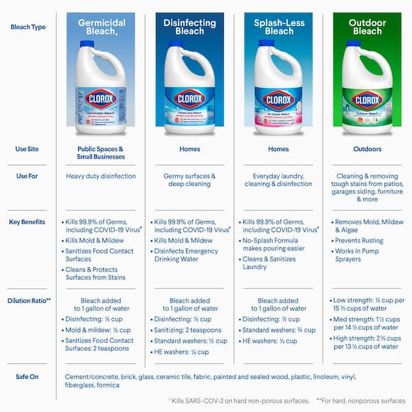 Dove Technologies - Regular Bleach with CloroMax Technology, 24 oz Bottle,  12/Carton