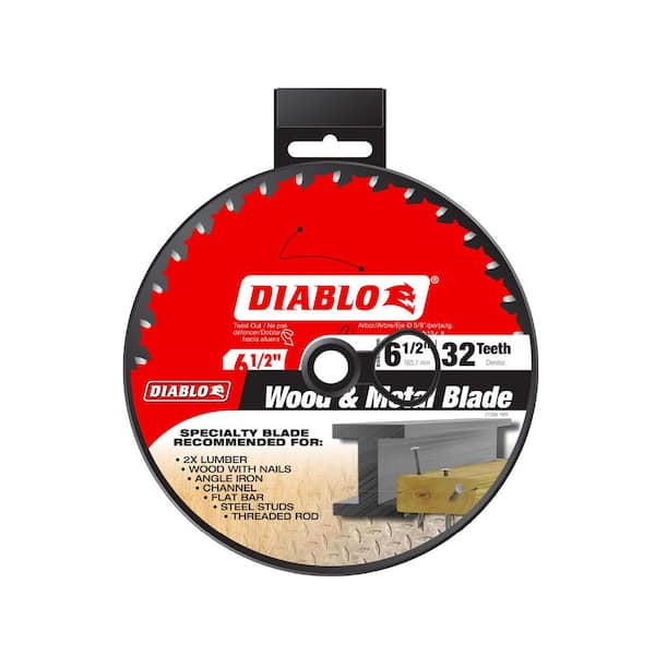 Lame De Scie Circulaire Diablo D0632GPA - Ultra-mince 6-1/2" 32 Dents - Démo/encadrement