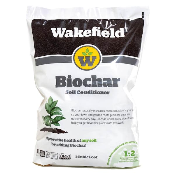 WAKEFIELD BioChar Premium Soil Amendment - 1 cu. ft. Bag