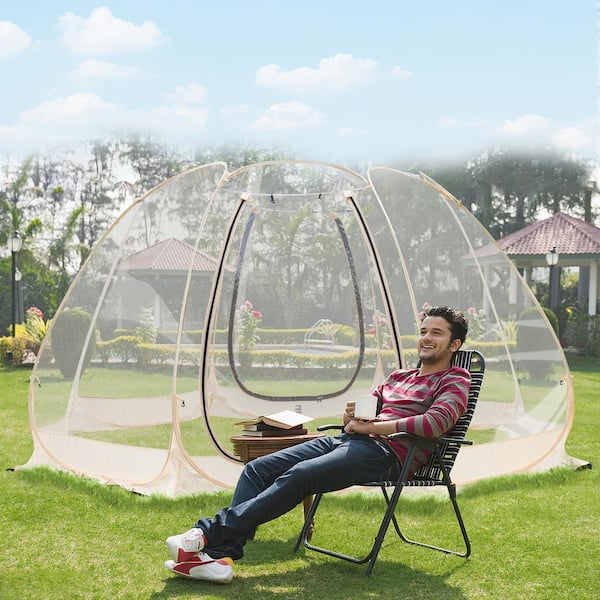 Ruwe slaap Cataract Eerste NEUTYPE 8-Person Weather Proof Pod Bubble Tent Camping Tent A-GE06012 - The  Home Depot