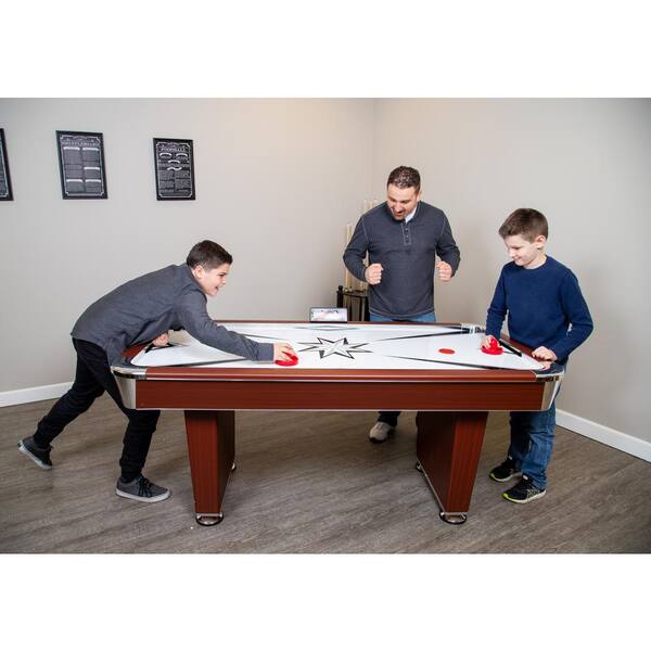 YDDS 38 Inch Tabletop Air Hockey Complete Air Hockey Table Set w/LED Electronic Scorer Teens 2 Puck 2 Paddles Lightweight Fun Table Game for Kids YDDS 38 Inch Tabletop Air Hockey Complete Air Hockey Table Set w/LED Electronic Scorer Teens 2 Puck 2 Paddles Lightweight Fun Table Game for Kids