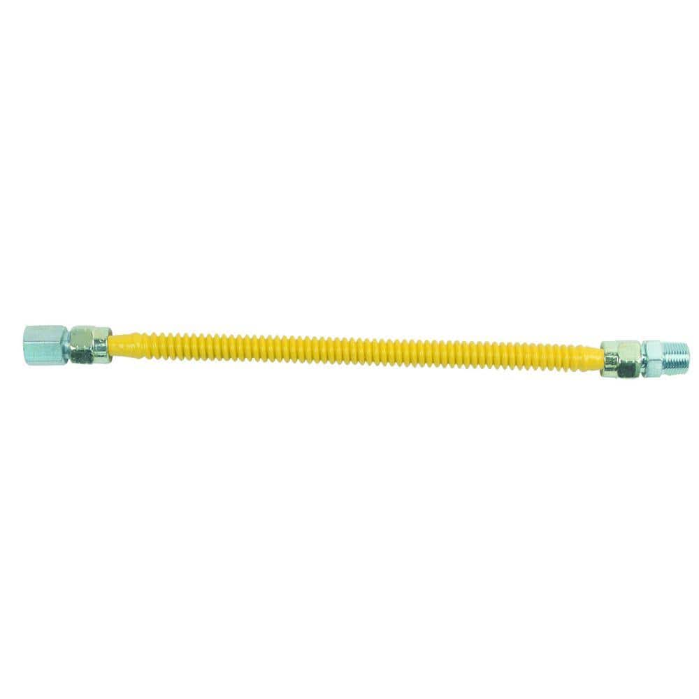 ProCoat 3/8 in. FIP x 3/8 in. MIP x 12 in. Stainless Steel Gas Connector 3/8 in. O.D. (48,000 BTU) price history on PriceWatchPro
