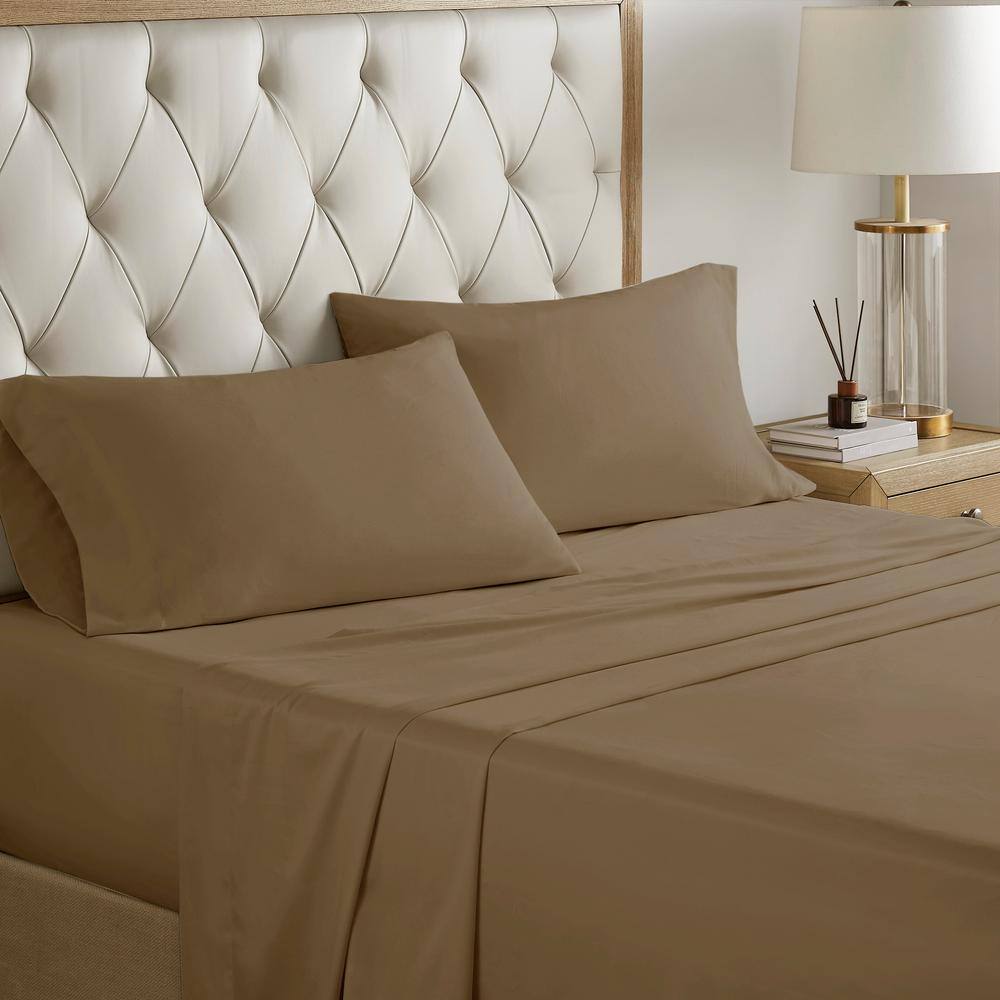 Black and Gold Jacquard Cotton Full Bed in a Bag Set