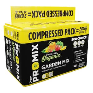 Premium Organic Garden Mix 2 cu. ft. Compressed Soil